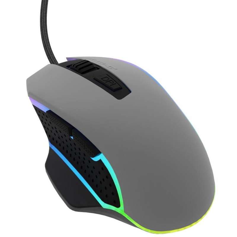 OCPC WIRED GAMING MOUSE MR8 GREY