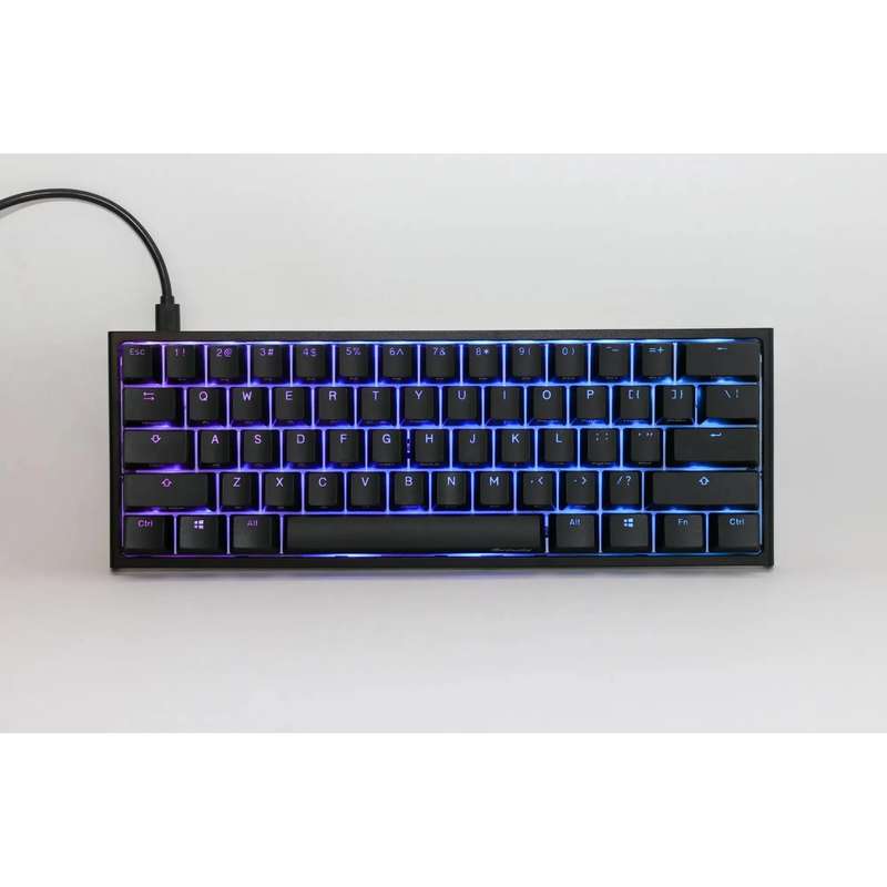 Ducky Keyboard One 2 Pro 60% Mechanical Keyboard; RGB; PBT Double Shot Keycaps   - Cherry Silver.