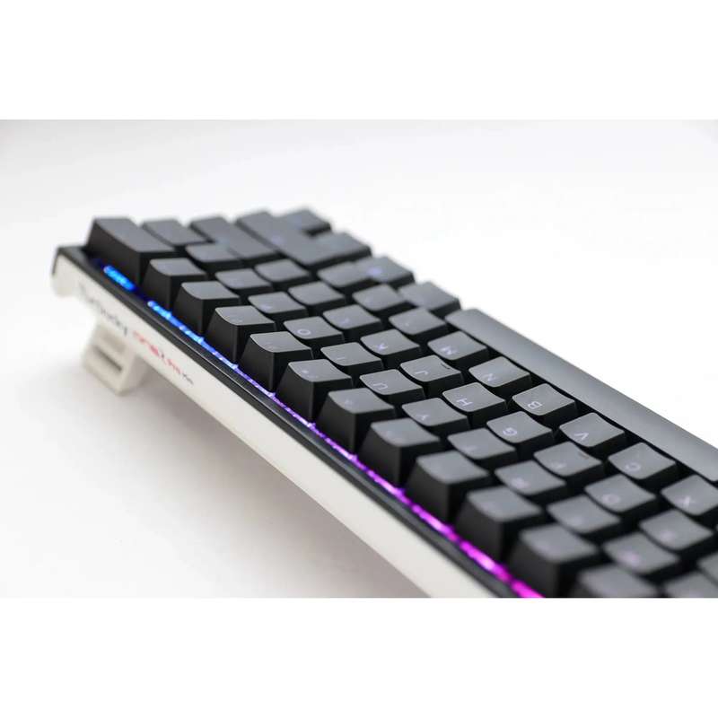 Ducky Keyboard One 2 Pro 60% Mechanical Keyboard; RGB; PBT Double Shot Keycaps - Cherry Red .
