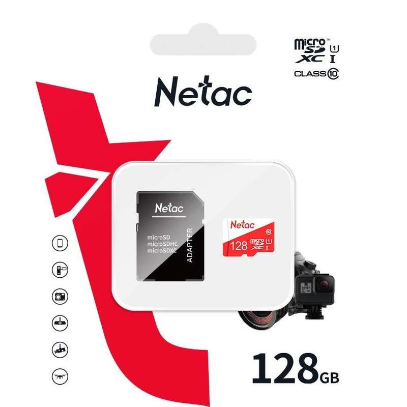 NETAC ECO 128GB MSD WITH ADAPTER