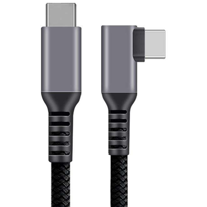 90 DEGREE CABLE C TO C 2M USB2 PD240W