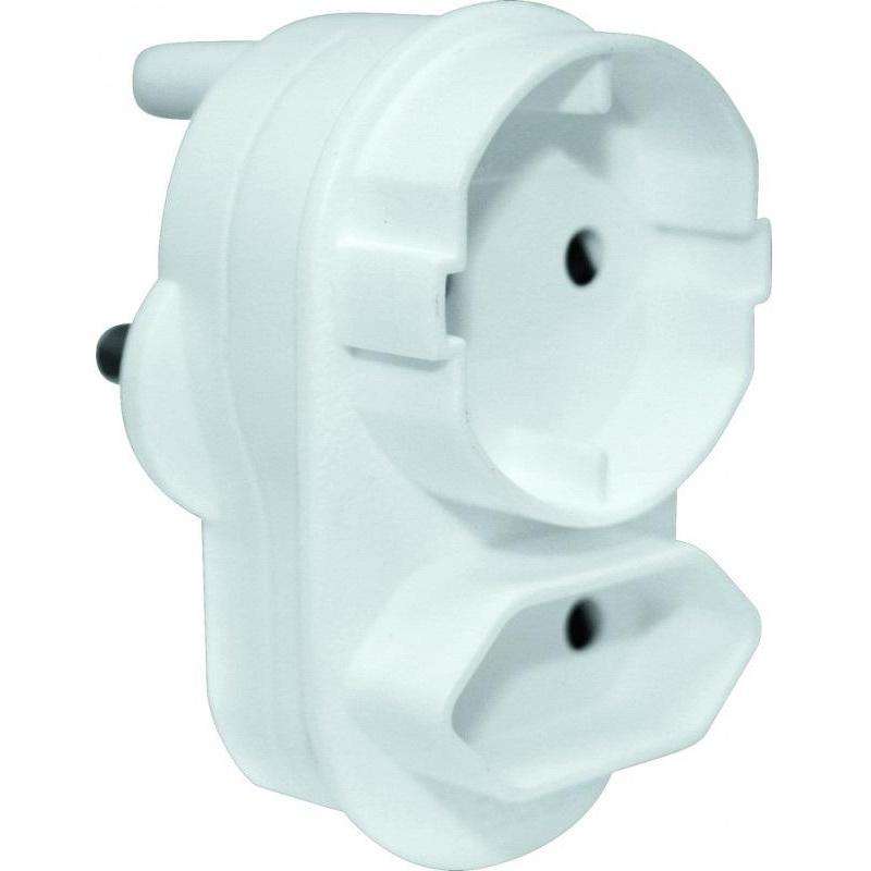 3PIN TO 2PIN + 2PIN ROUND