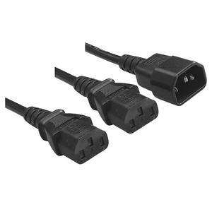 POWER CABLE-MALE TO 2 X FEMALE 1.8M