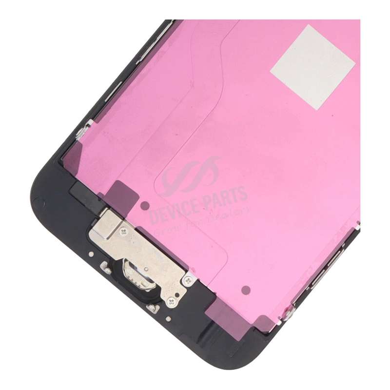 Screen Replacement With Small Parts with Fingerprint Sensor Flex Cable for iPhone 6 Black OEM R