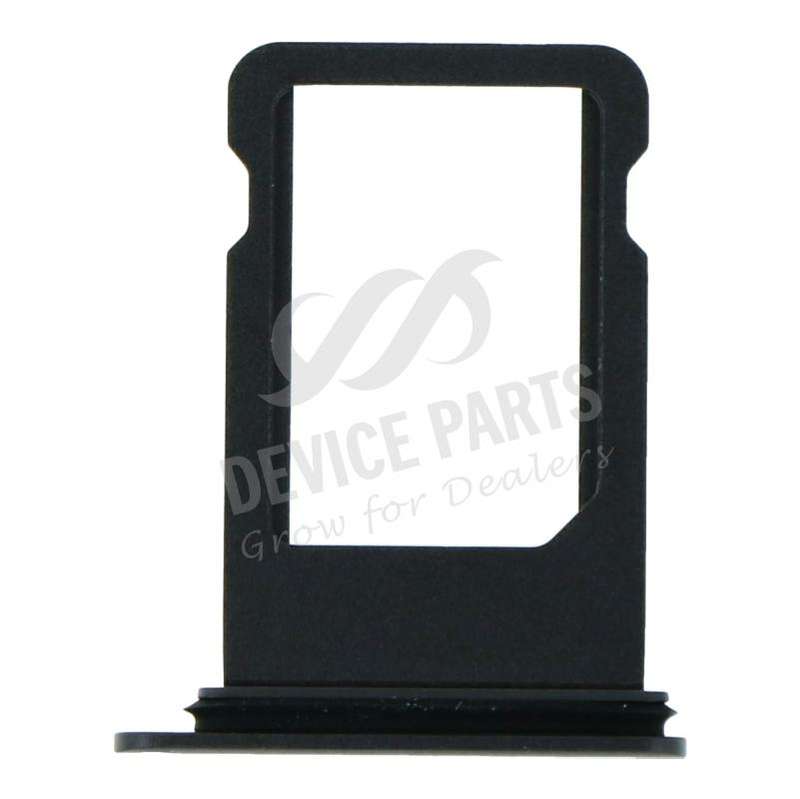 SIM Card Tray with Waterproof Rubber Ring for iPhone 8/SE 2020/SE 2022 Single Card Version Black Ori