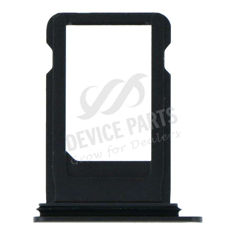 SIM Card Tray with Waterproof Rubber Ring for iPhone 8/SE 2020/SE 2022 Single Card Version Black Ori