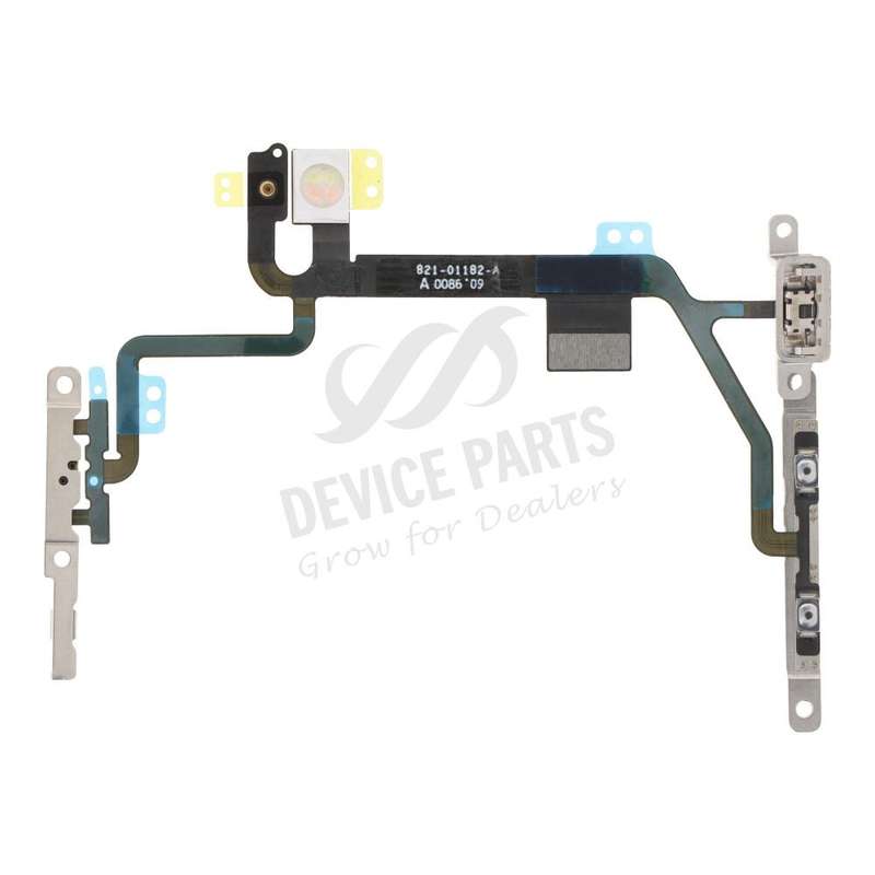 Power&Volume Button Flex Cable with Metal Bracket for iPhone 8/SE 2020/SE 2022 Ori