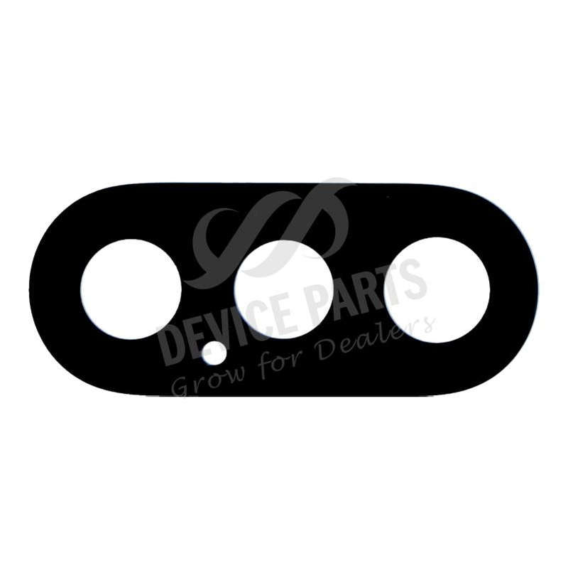 Back Camera Lens with Adhesive for iPhone X Black Ori