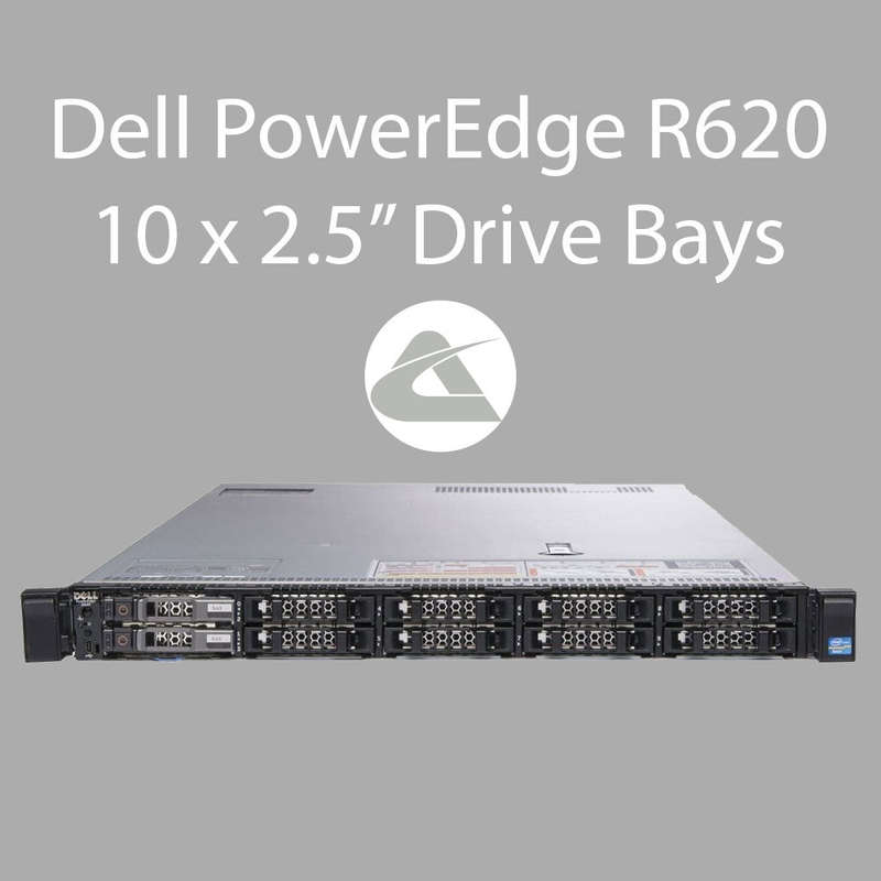 Dell PowerEdge R620: Intel Xeon E5-2640 Six Core, 64GB RAM, 2 x 300GB 2.5 inch 10K SAS Drive, 10 ...