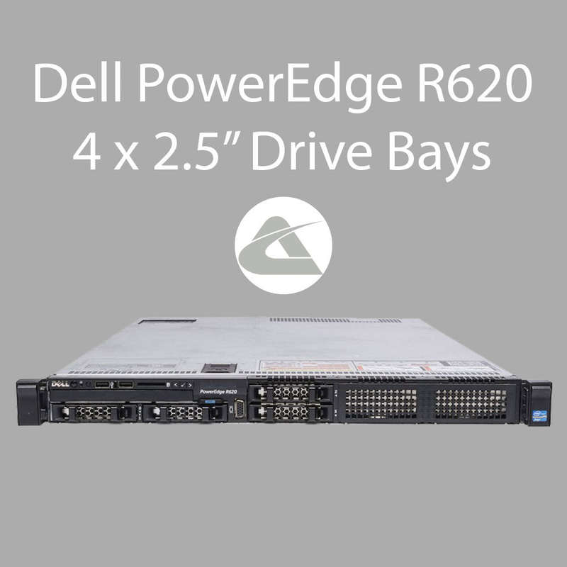 Dell PowerEdge R620: Intel Xeon E5-2640 Six Core, 64GB RAM, 2 x 300GB 2.5 inch 10K SAS Drive, 4-B...