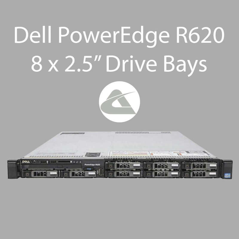 Dell PowerEdge R620: Intel Xeon E5-2640 Six Core, 64GB RAM, 2 x 300GB 2.5 inch 10K SAS Drive, 8-B...