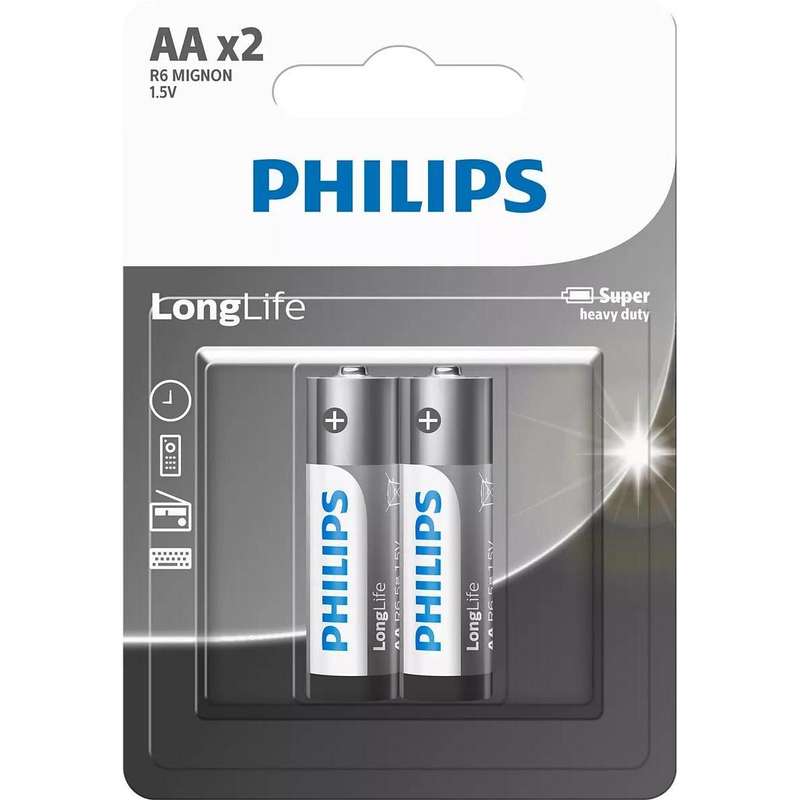 LONGLIFE BATTERY AA 2 PACK