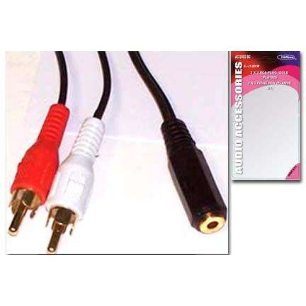 RCA TO FEMALE STEREO 1.8M