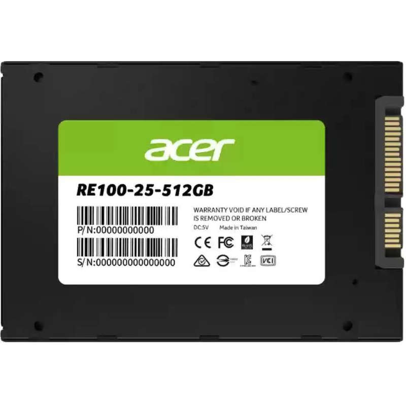 ACER SATA 512GB 3D TLC SSD