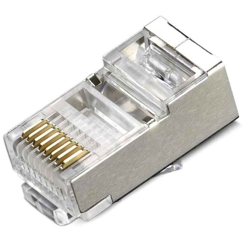 CAT6 SHIELDED CONNECTORS (BOX OF 50)
