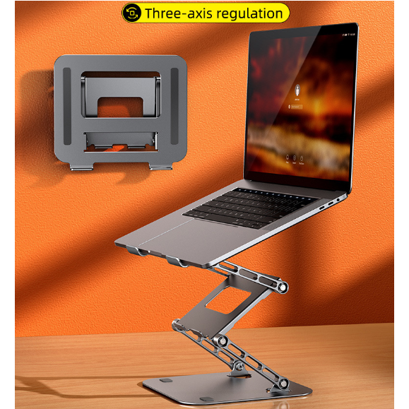 TRIPLE LIFT ADJUSTABLE ALU LAPTOP STAND