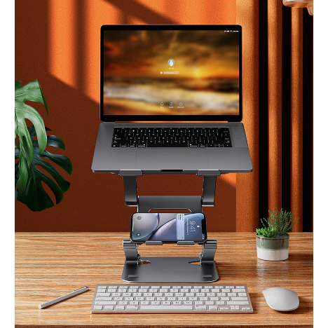 TRIPLE LIFT ADJUSTABLE ALU LAPTOP STAND
