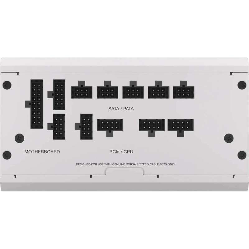 Corsair RM1200x Shift White  1200 Watt 80 PLUS Gold;10yr Warranty. ATX (1); EPS (2);PCI-E (4);...