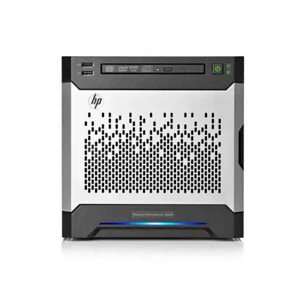 HPE ProLiant MicroServer Gen8: Intel 2.3Ghz 8GB Memory, 500GB HDD Drive (Used)