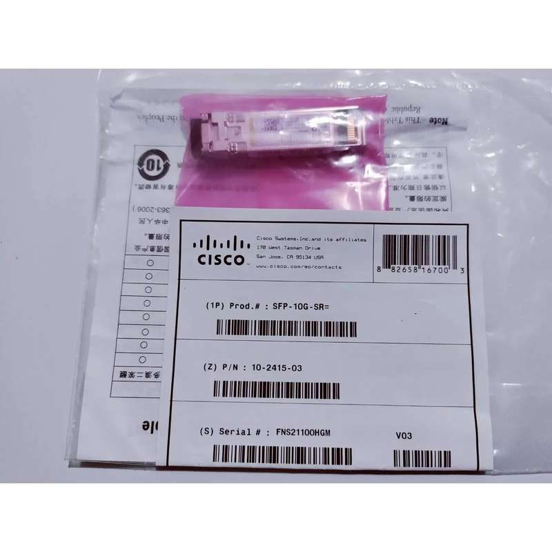 Cisco ONS-SC+-10G-SR 10GB SFP+ SR Transceiver Module
