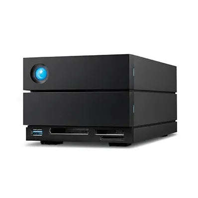 Seagate LaCie STLG20000400 2big Dock Thunderbolt 3; 20TB; Dual Thunderbolt 3 & DP ports for 2x4K ...