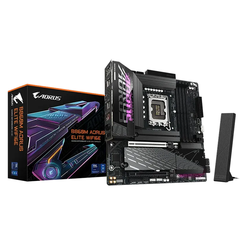 GIGABYTE Intel® B860 Chipset for LGA 1851; 4x DDR5; 3x M2; HDMI/DP/USB4.0 ; mATX.