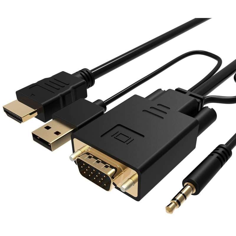 VGA (M)+AUDIO TO HDMI (M) CONVERTER 1.8M