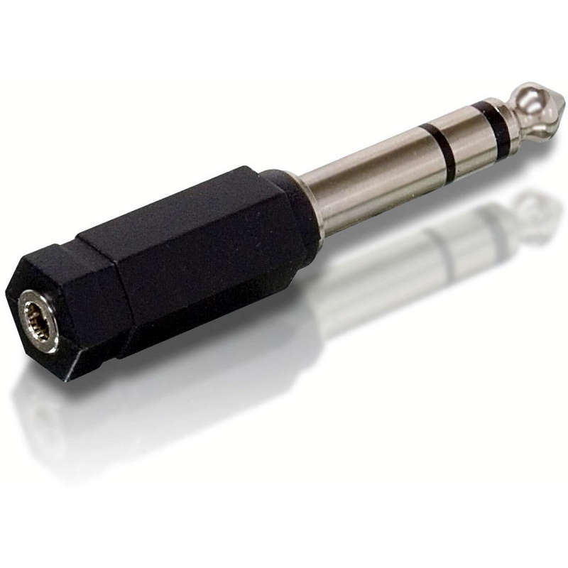 HEADPHONE 3.5MM TO 6.35MM NICKEL PLATED
