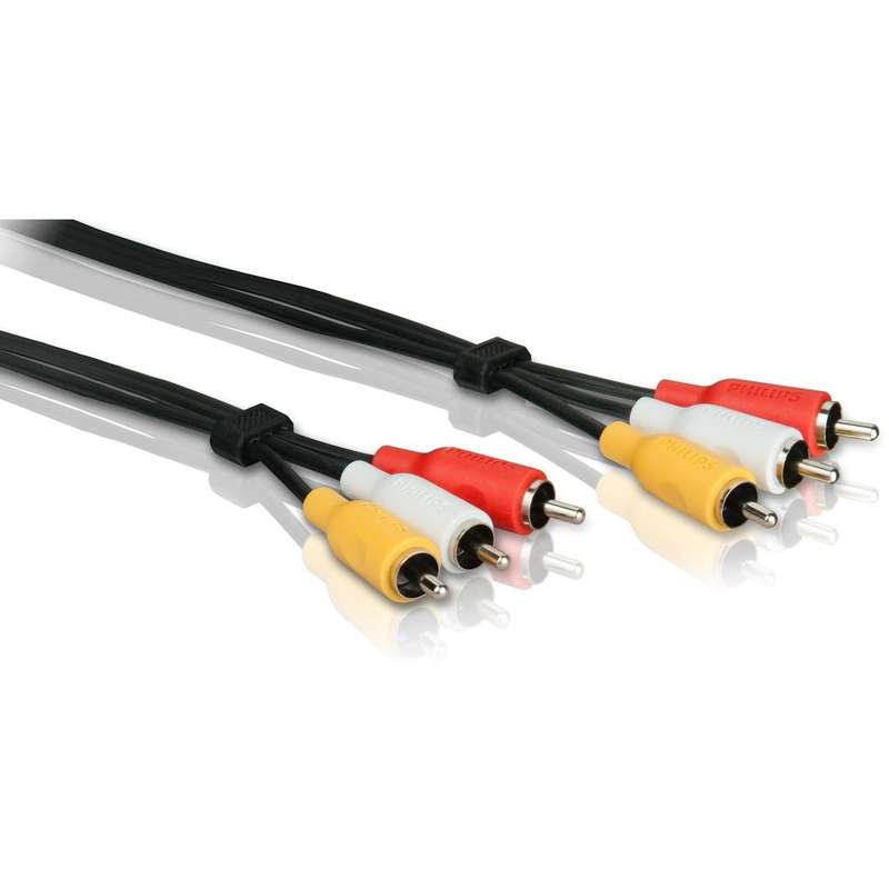 PHILIPS 3 RCA TO 3 RCA 1.5MTR