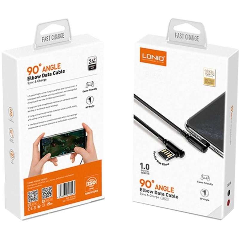 LDNIO ELBOW USB LIGHTNING 1-METER CABLE