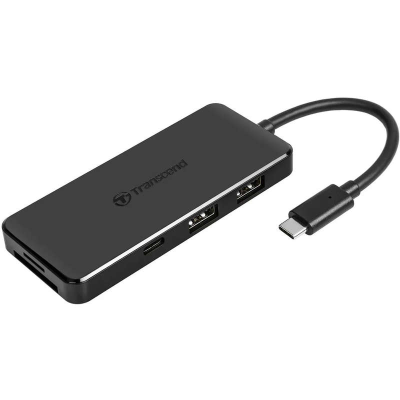 TRANSCEND TS-HUB5C USB Type C Hub 2 x USB 3.1 Gen 2 Type A; 1 x USB Type C port; 1 x USB Type C P...
