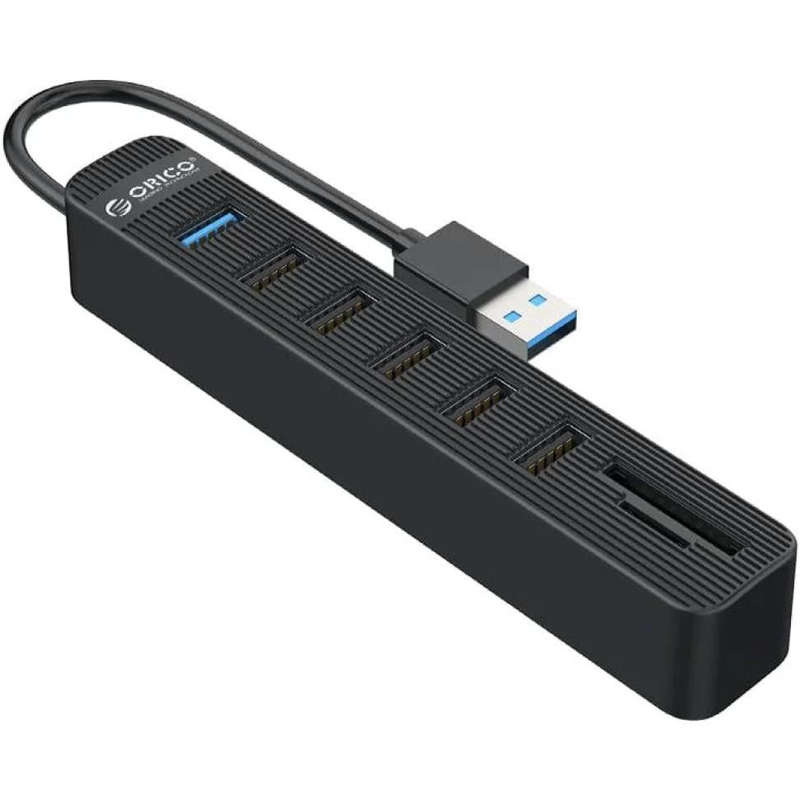 ORICO HUB USB3.0 1XUSB3.0 5XUSB SDTF BK