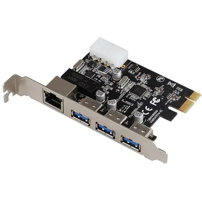 PCI-E 3 X USB3 + RJ45 CARD