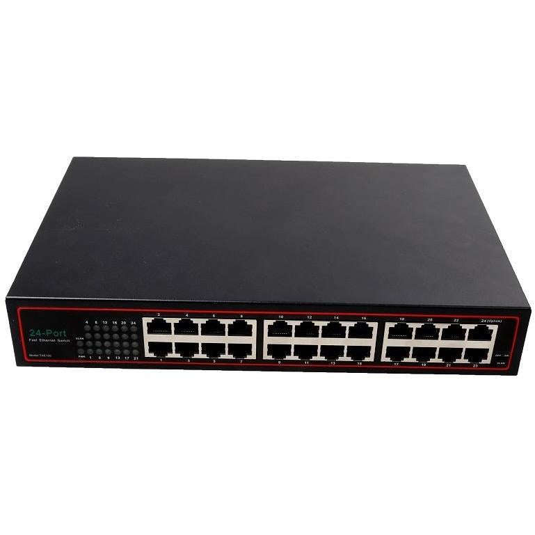 24-PORT 10/100 IRON ETHERNET