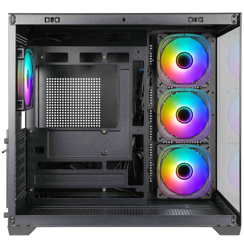 BLACK GAMING CASE NO PSU
