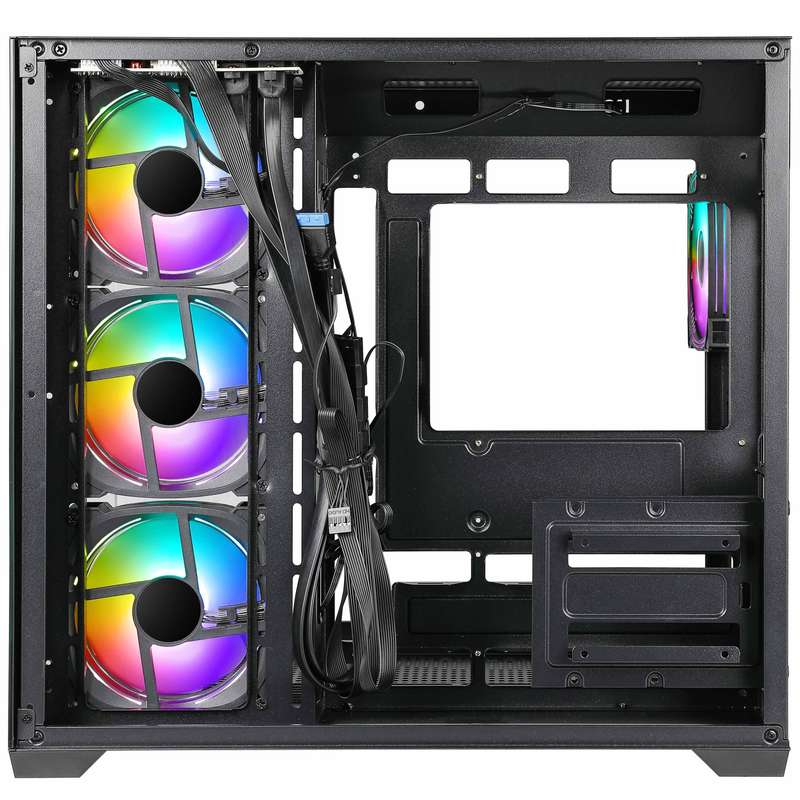 BLACK GAMING CASE NO PSU
