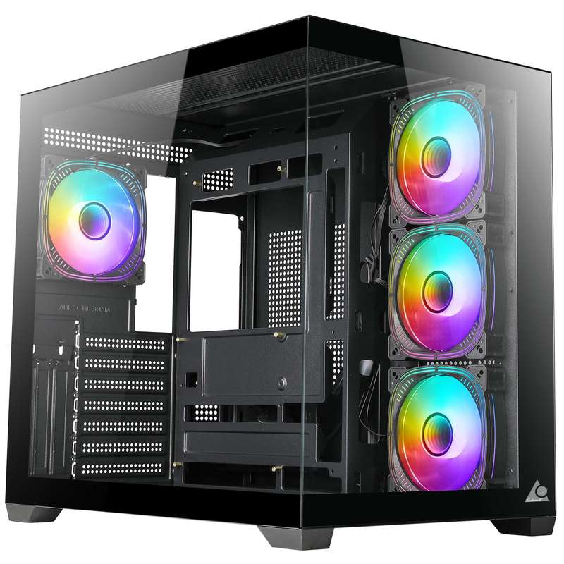 BLACK GAMING CASE NO PSU