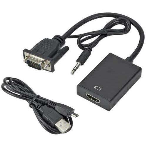 MALE VGA TO FEMALE HDMI+ AUDIO