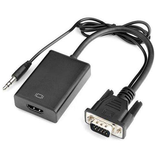 MALE VGA TO FEMALE HDMI+ AUDIO