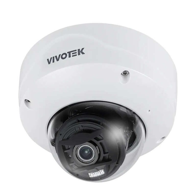 VIVOTEK Indoor Dome Camera; 5MP@30 fps 2.7-13.5mm; H.265; 50M IR; IP54