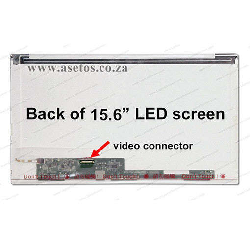 15.6 inch 30 Pin Normal HD LED Replacement Laptop Screen With Bottom Left Connector (Resolution =...