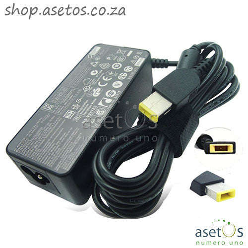 45watts Lenovo Square Slim Tip, USB Connector Replacement Laptop Charger (20V, 2.25A)