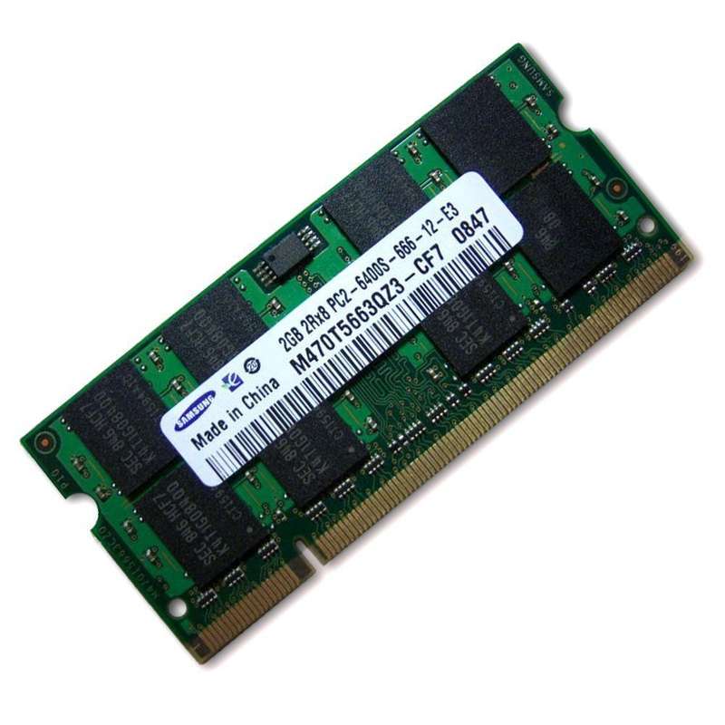 2GB DDR2 800MHZ PC2-6400 SO-DIMM 200PIN Mix-Branded Notebook Laptop Memory RAM (Refurbished 1 x 2...
