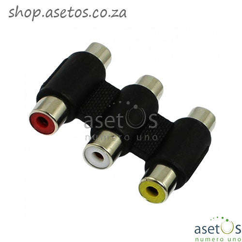 3RCA Female - Female Adapter