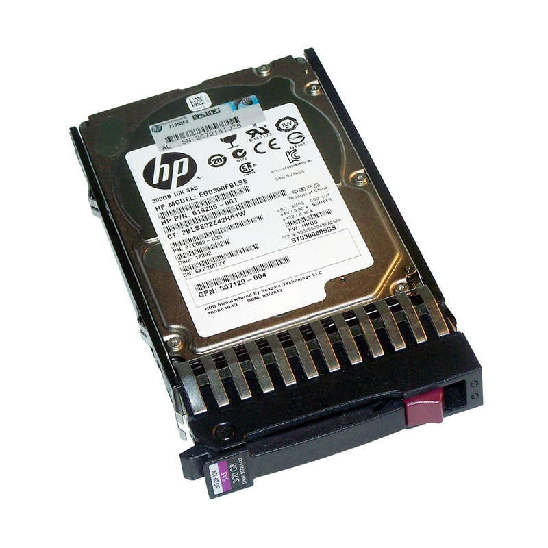 HPE 507129-004 300GB 10K RPM 2.5" SAS 6Gbps Hot-plug Server Hard Drive (New Sealed)