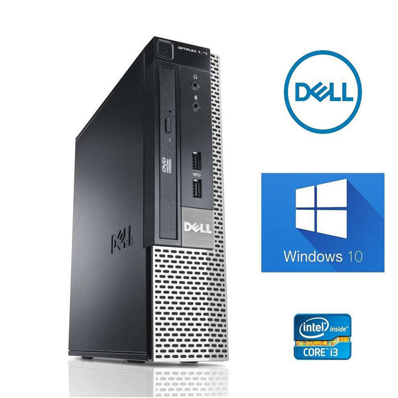 Dell OptiPlex 7010 USFF Desktop Computer - Intel Core i3-3220 Dual Core, 3.30GHz, 4GB MEM, 320GB ...