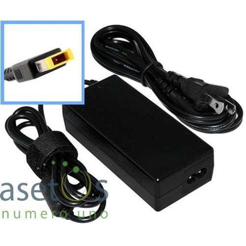 90W Lenovo Generic AC Adaptor / Laptop Charger |  20V 4.5A (Rectangular Yellow Slim Tip)