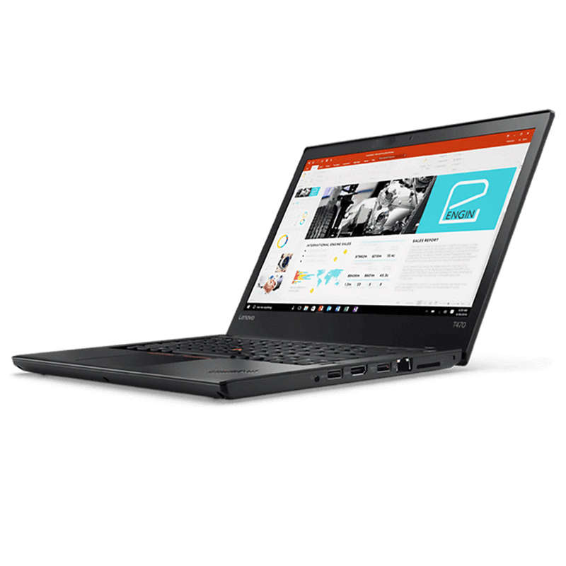 Lenovo Thinkpad T470: 6th Gen Core i5 Processor, 8GB RAM, 256GB SSD, 4G Internet, Win 10 Pro Note...