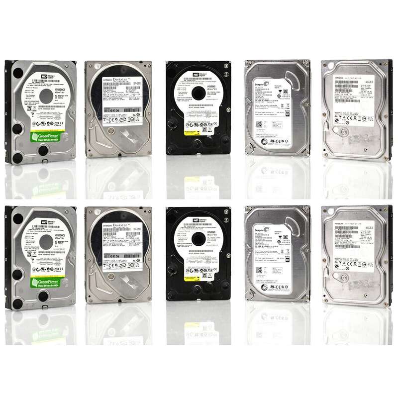 500GB 3.5" SATA Assorted Brands Desktop HDD Hard Drive -Tested & Wiped (Used / Refurbished)