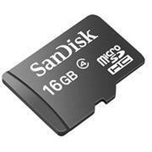 Sandisk 16GB Class 4 MicroSD Card (SDSDQM-016G-B35)- No Adapter, Retail Box , 1 year warranty